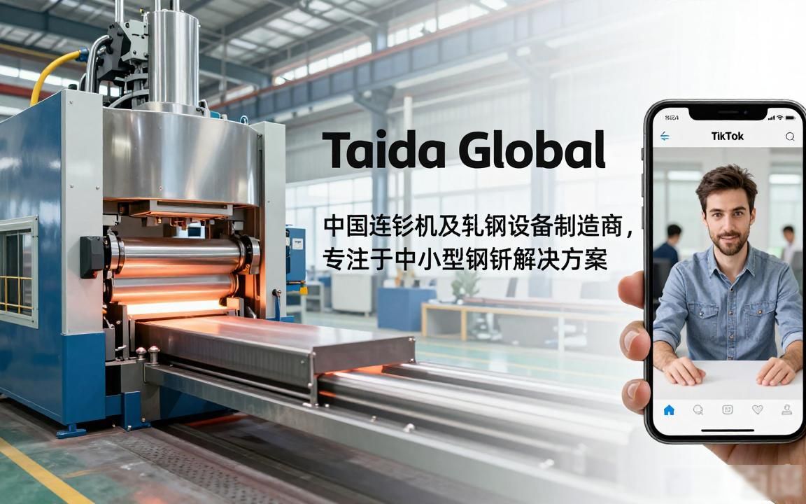 冶金设备工厂工厂TikTok海外账号怎么运营