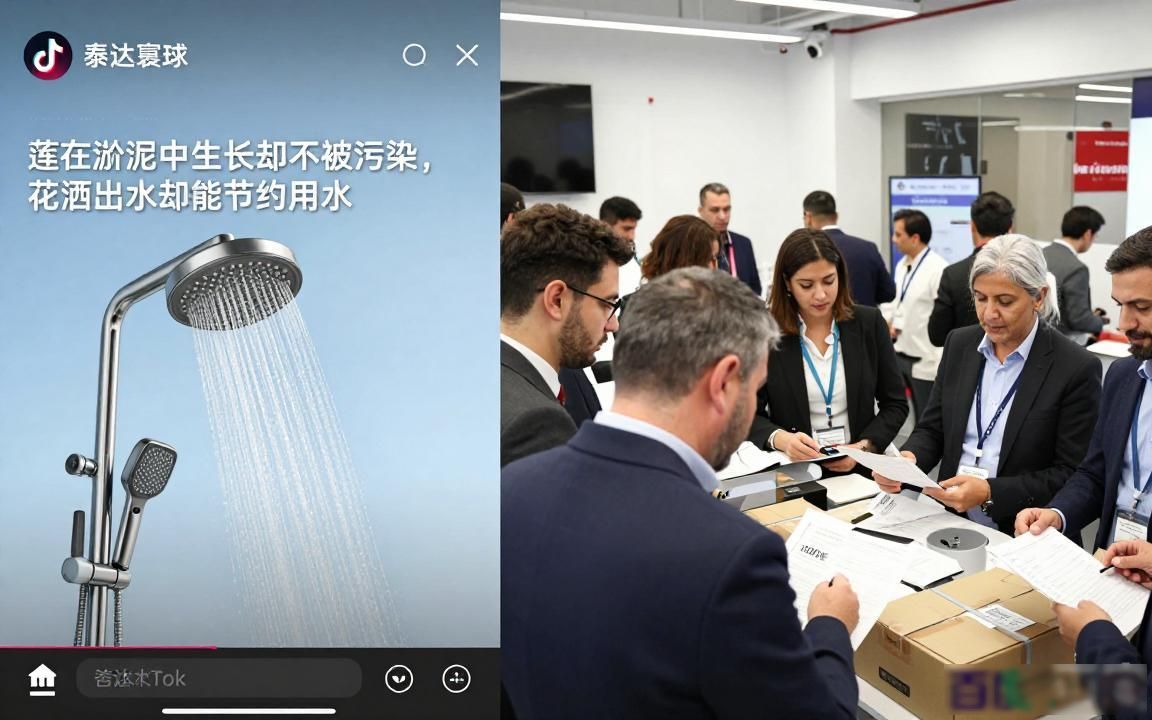 花洒工厂TikTok怎么开发海外客户