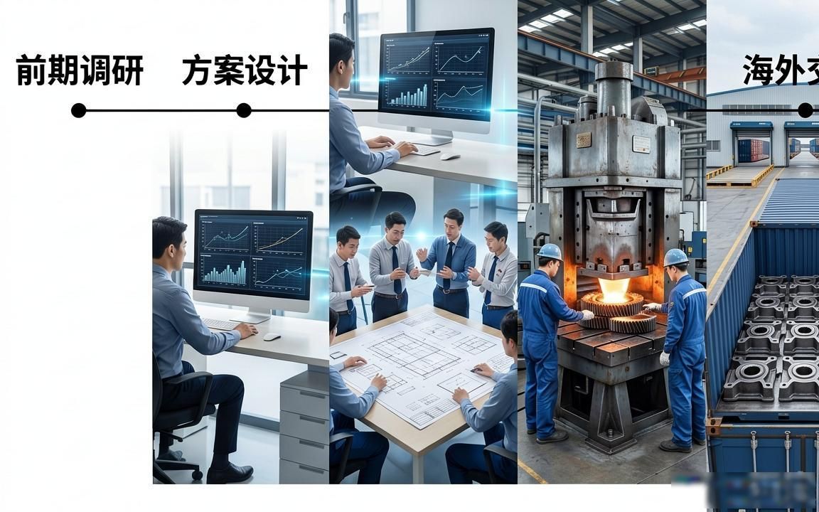 大型铸锻件工厂海外客户开发