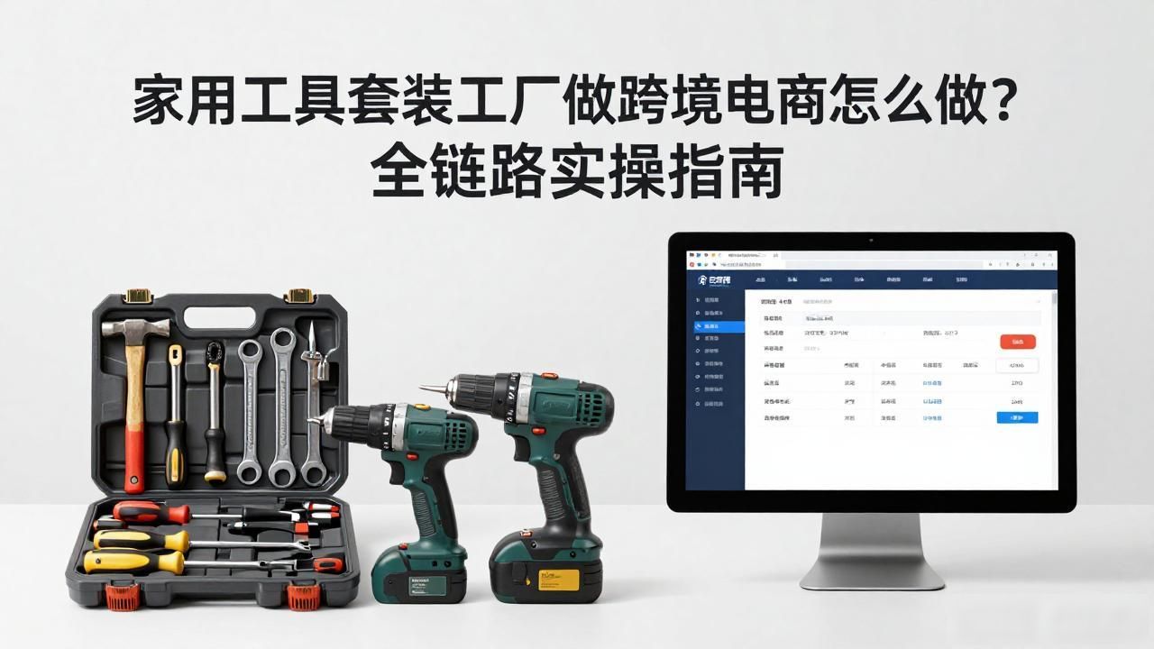 家用工具套装工厂跨境电商怎么做_跨境电商工具包_跨境电商电动工具