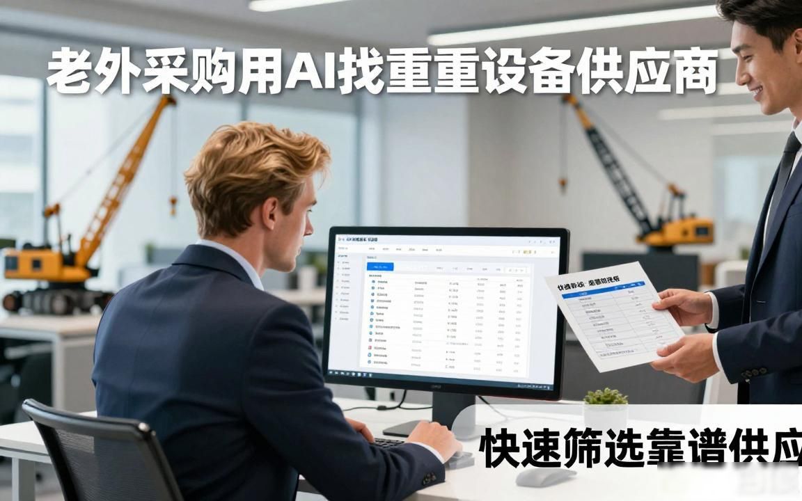 海外采购商用AI找工程起重设备供应商怎么布局