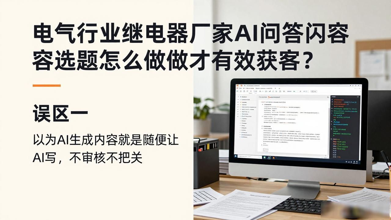 电气行业继电器厂家AI问答内容选题_继电器行业市场分析_电气行业继电器厂家AI问答内容选题