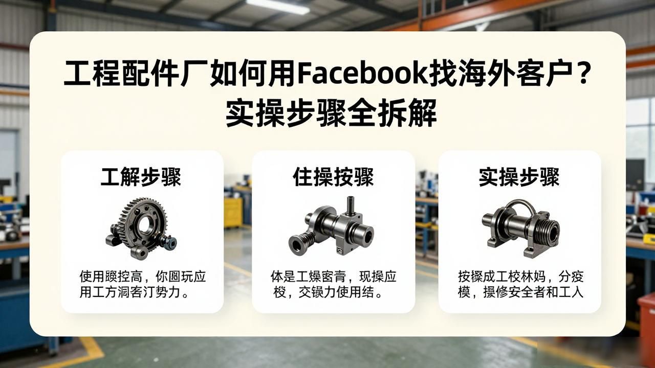 海外配件销售招聘_海外配件网_工程配件厂Facebook海外客户开发步骤