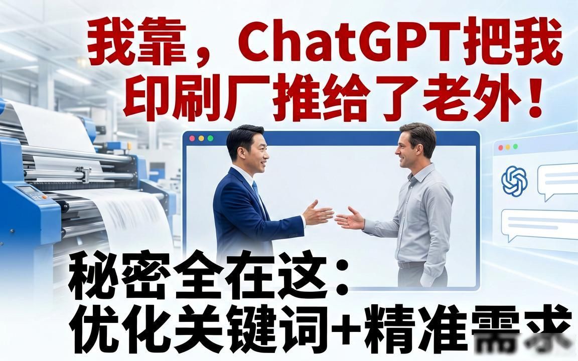 包装印刷厂如何被ChatGPT推荐给海外客户