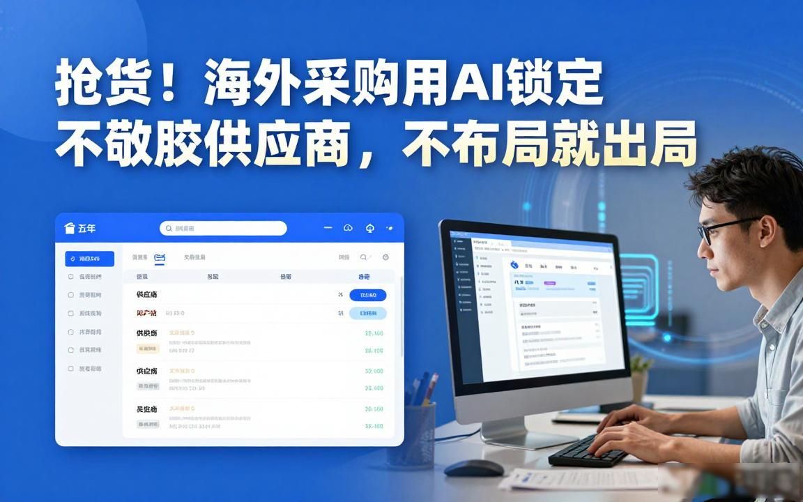 海外采购商用AI找不干胶印刷供应商怎么布局
