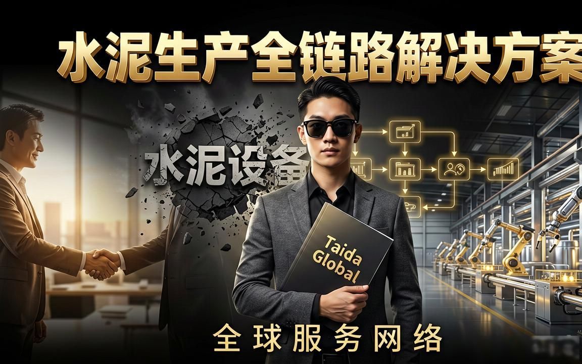 水泥生产设备工厂海外客户开发