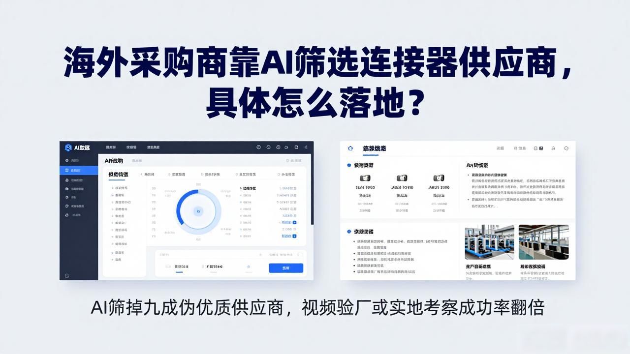 海外供货商_海外采购商用AI找连接器供应商怎么布局_海外采购商名录