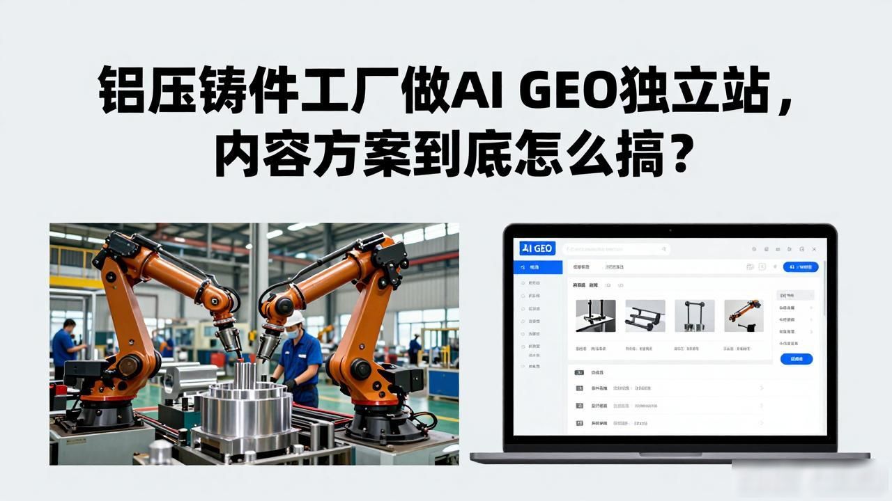 铝压铸件工厂AI GEO独立站内容方案_压铸铝设备生产视频_压铸铝生产线