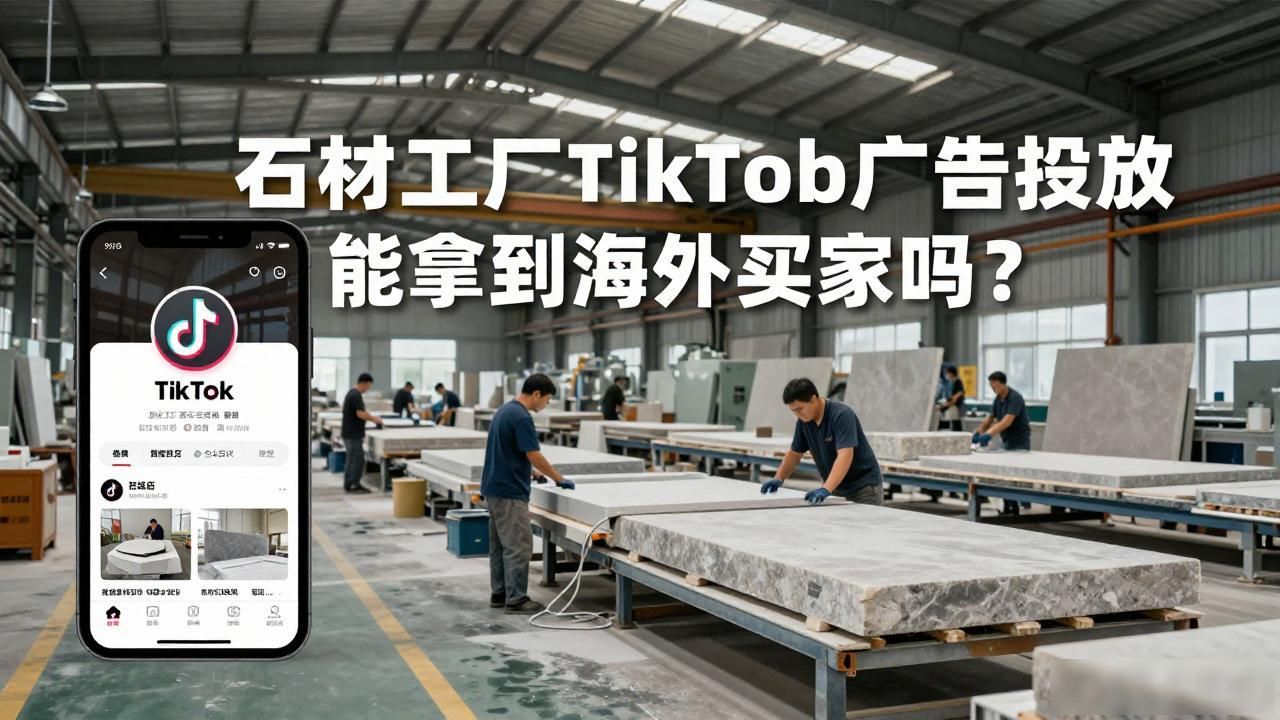 石材外贸公司怎么做_海外石材厂招聘信息_石材工厂TikTok广告投放获取海外买家