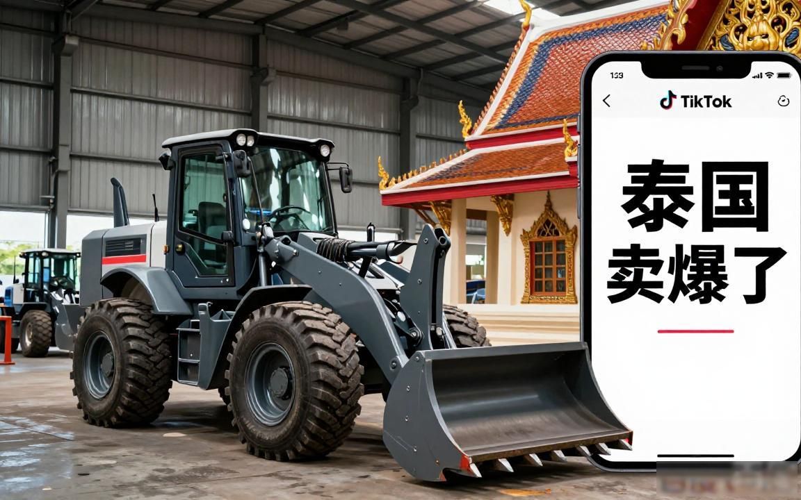 装载机工厂工厂TikTok海外账号怎么运营