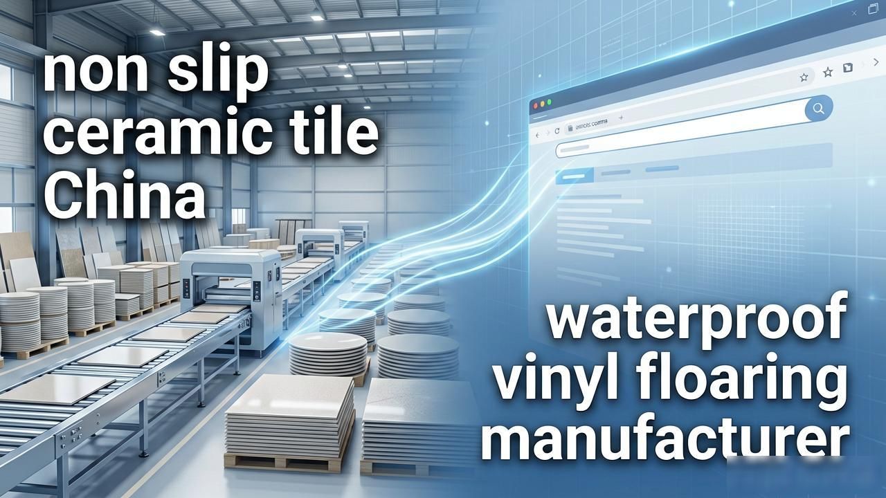 瓷砖工厂外贸SEO获客_瓷砖外贸单怎么拿_海外客户到访瓷砖工厂素材视频