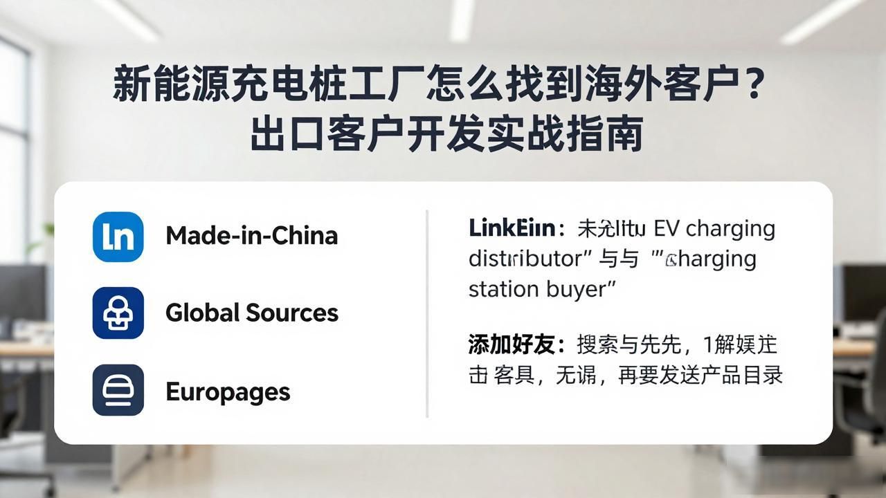 新能源充电设备工厂出口客户开发_新能源充电站盈利模式_新能源充电设备供应商