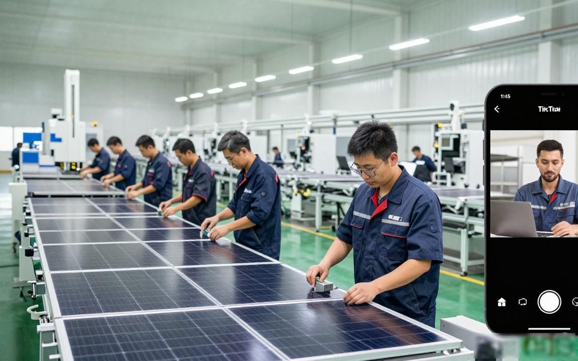 光伏组件工厂TikTok怎么开发海外客户