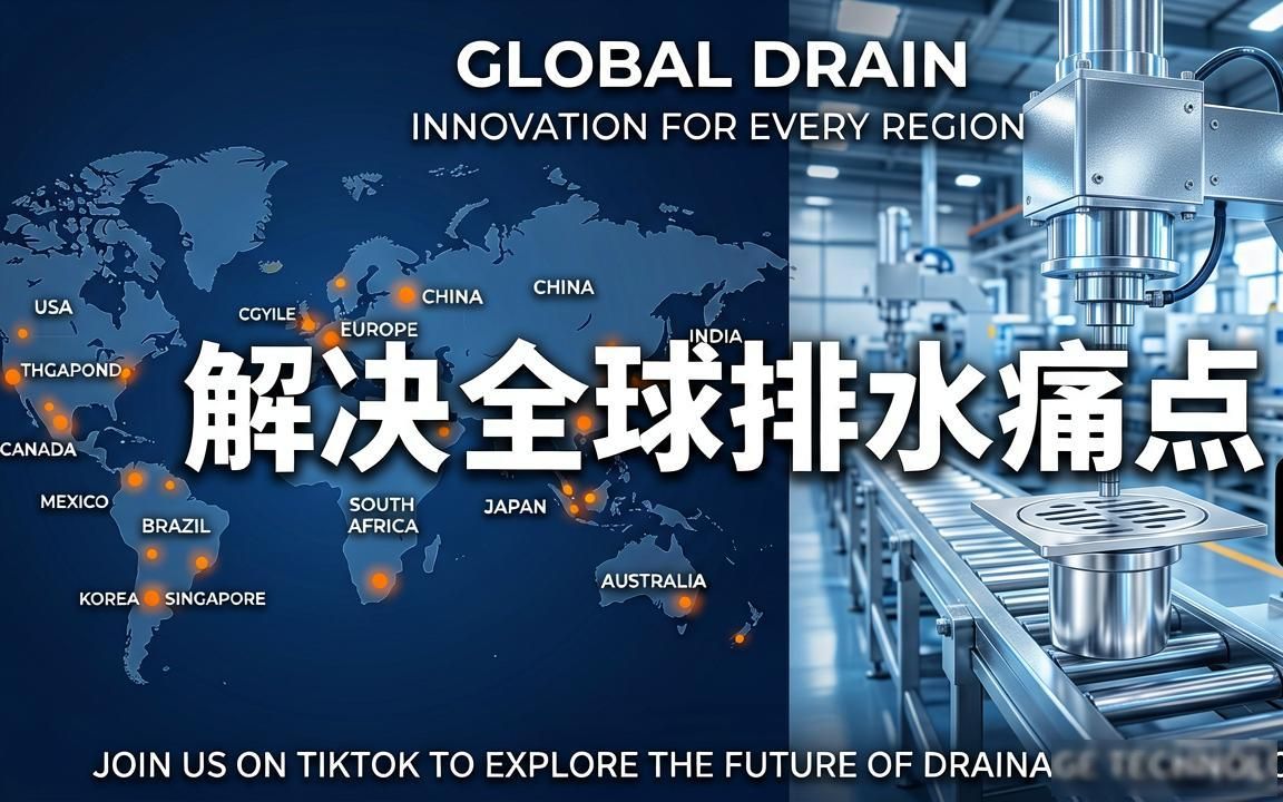 地漏工厂TikTok广告投放获取海外买家