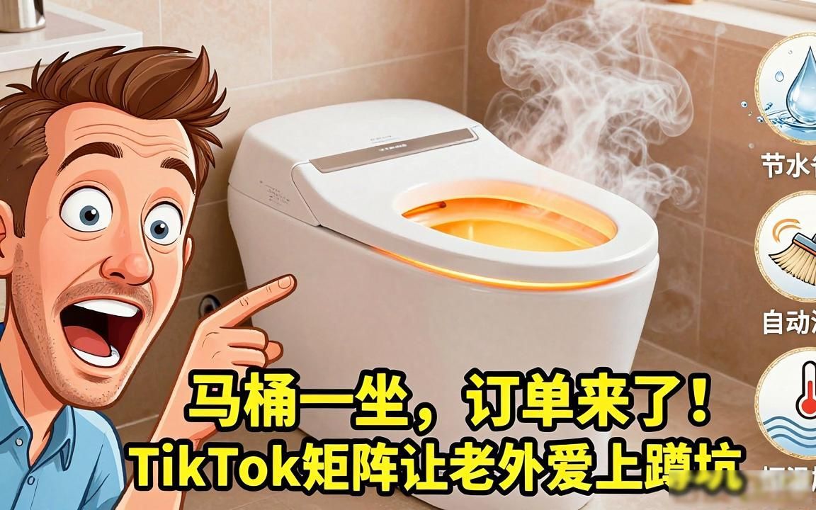 马桶工厂TikTok内容矩阵怎么做外贸