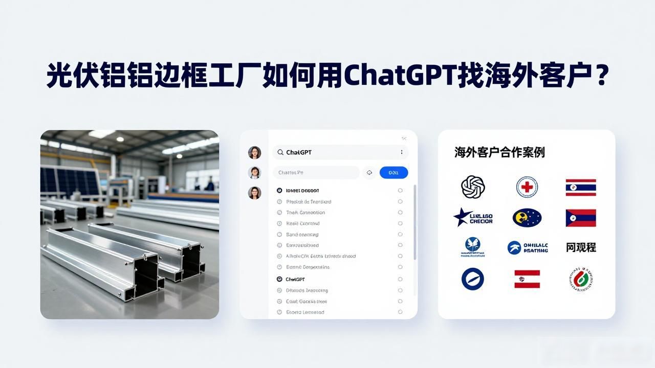 光伏铝边框企业名单_光伏铝边框工厂如何被ChatGPT推荐给海外客户_光伏铝边框加工设备