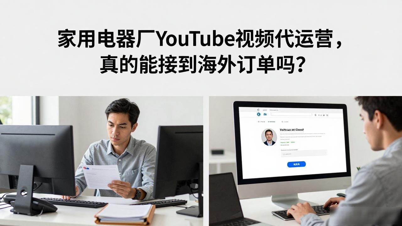 家电海外市场_家用电器厂YouTube海外视频获客代运营_家电海外品牌
