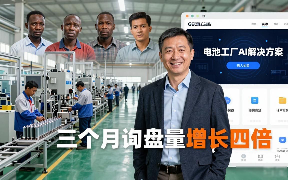 锂电池工厂AI GEO独立站内容方案
