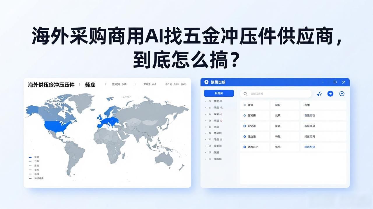 五金冲压产品出口_海外采购商用AI找五金冲压件供应商怎么布局_五金冲压件供应