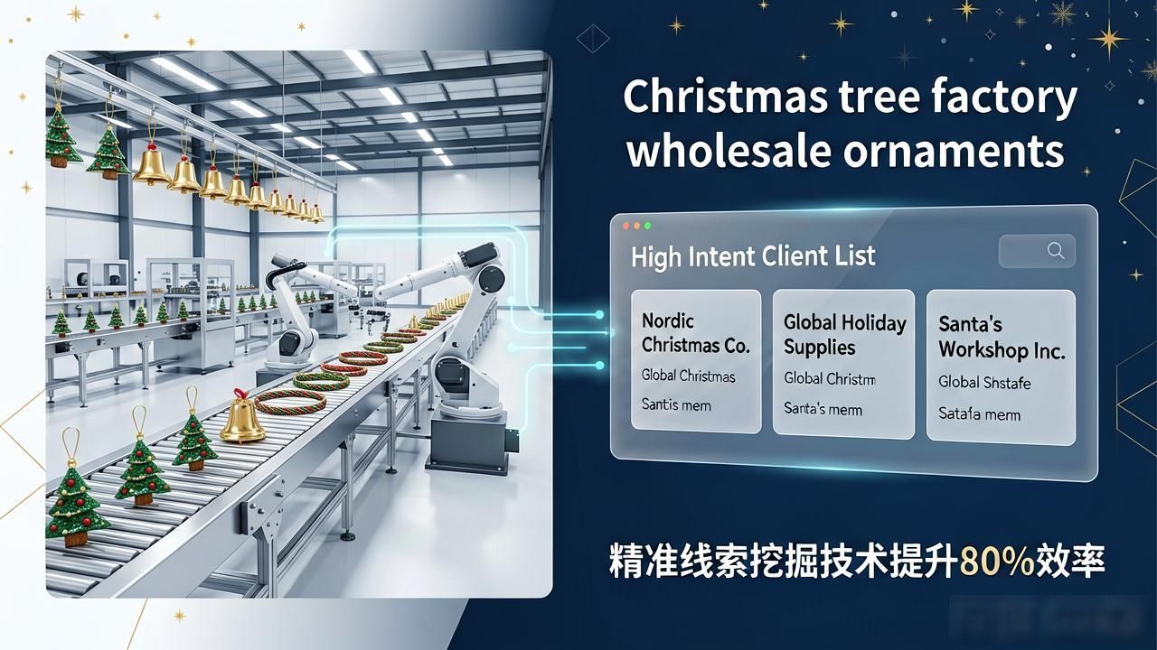 圣诞礼品如何做外贸_圣诞工艺品贸易公司_圣诞装饰品工厂外贸获客