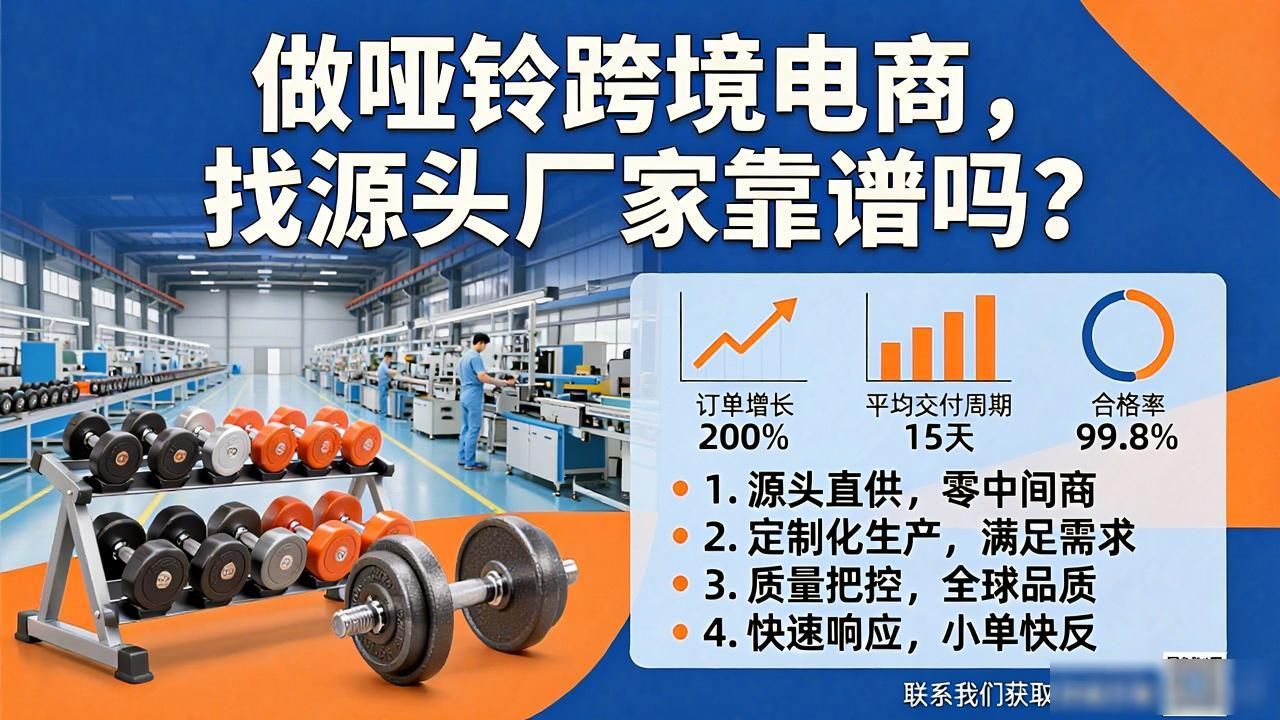 哑铃生产厂家跨境电商出海_哑铃生产厂家求销路_生产哑铃的厂家