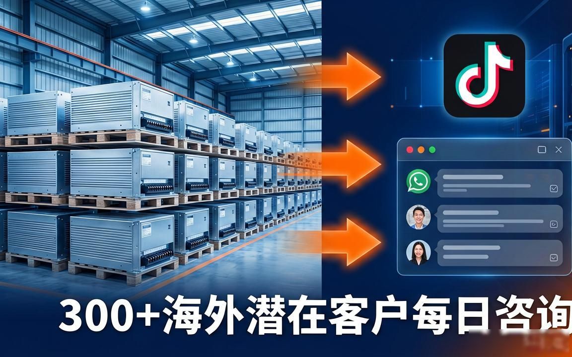 逆变器工厂TikTok怎么开发海外客户