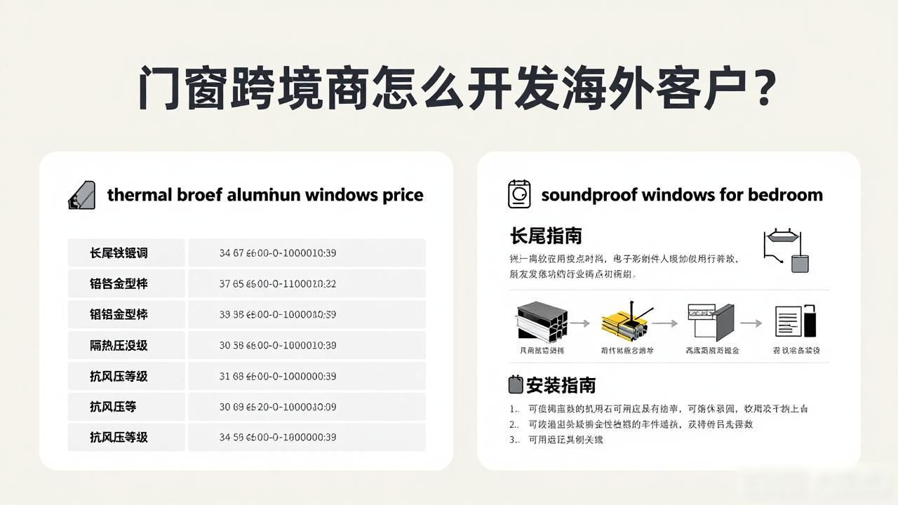 门窗跨境电商怎么开发海外客户_跨境电商开发产品技巧_跨境电商产品开发流程8个步骤