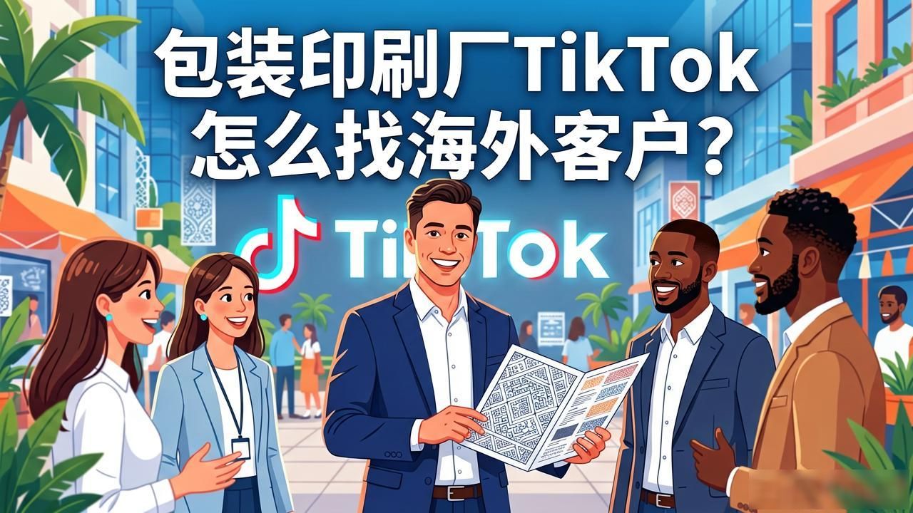 包装印刷跨境出海赚钱_包装印刷厂TikTok怎么开发海外客户_印刷企业如何开拓海外