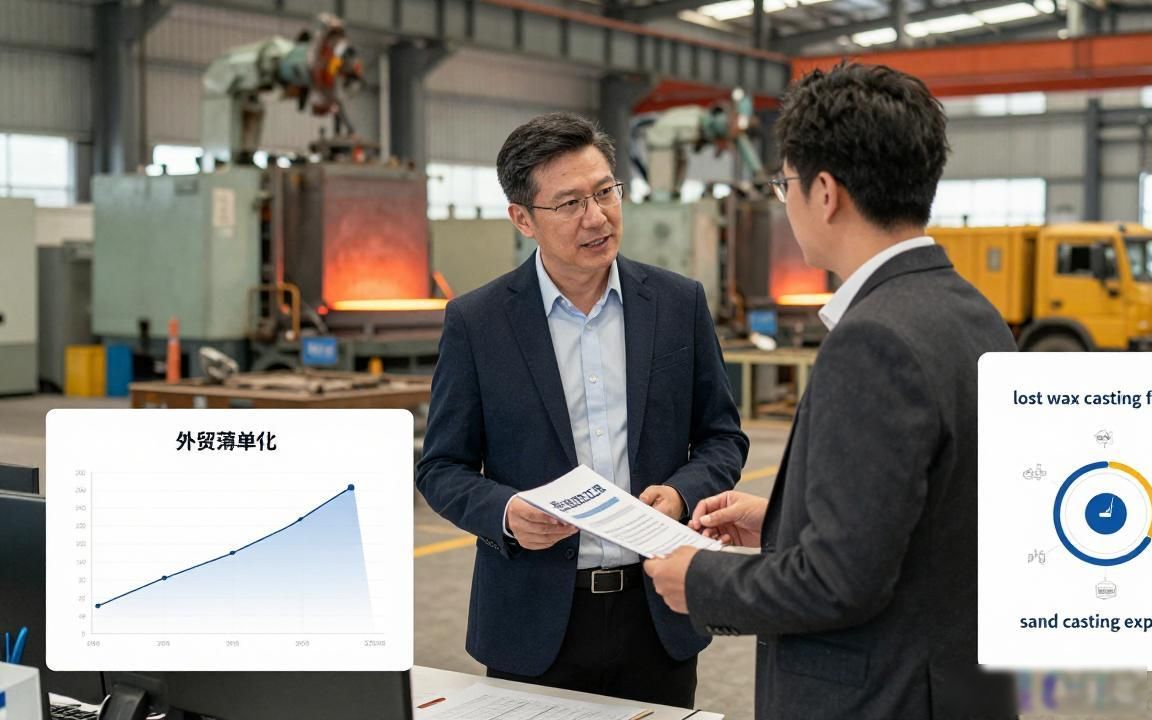 砂型铸造件工厂外贸SEO获客