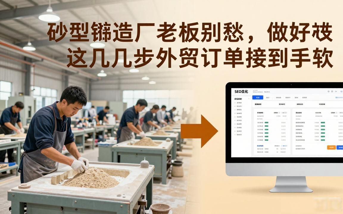 砂型铸造件工厂外贸SEO获客