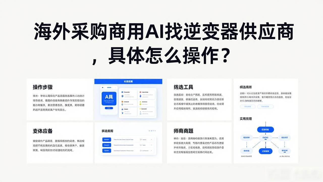 海外采购商名录_海外采购公司_海外采购商用AI找逆变器供应商怎么布局