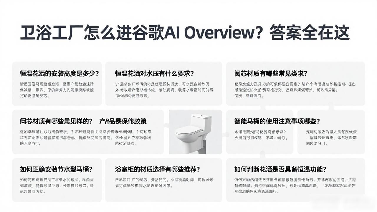 进入家具行业需要做什么功课_卫浴家居用品工厂如何进入Google AI Overview答案_怎么进入家居行业