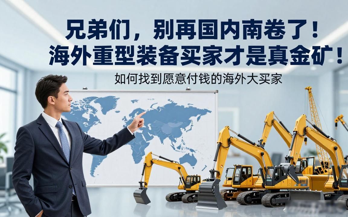 工程重型装备海外买家开发