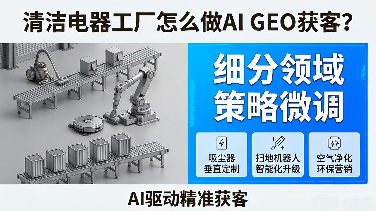家电清洗员工作感受_清洁电器工厂怎么做AI GEO获客_电器清洗行业好不好做