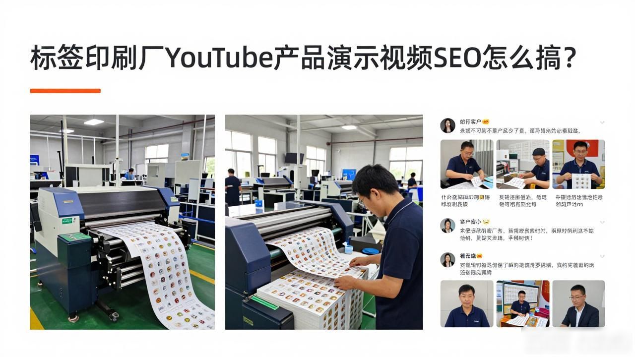 印刷标签工艺流程_标签印刷厂YouTube产品演示视频SEO_标签印刷设备厂家