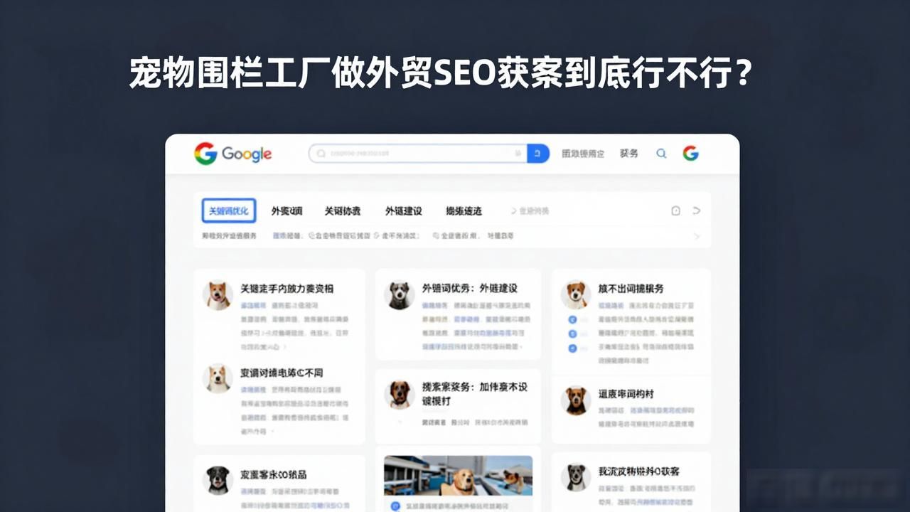 宠物围栏工厂外贸SEO获客_宠物围栏价格及图片_宠物围栏品牌