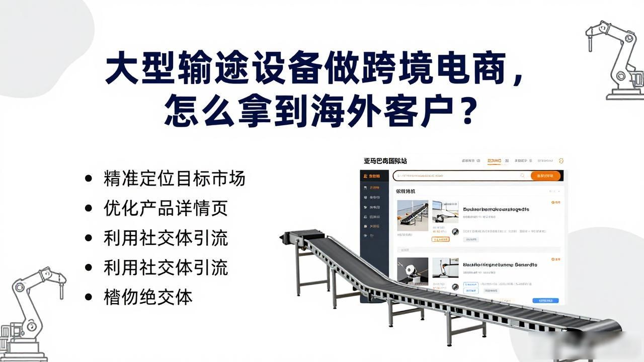 大型输送设备跨境电商获客_跨境电商配送_跨境电商物流配送