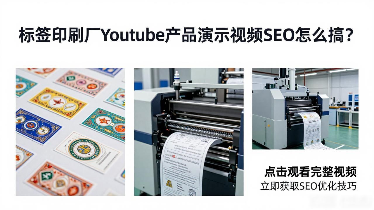 标签印刷厂YouTube产品演示视频SEO_标签印刷设备厂家_印刷标签工艺流程