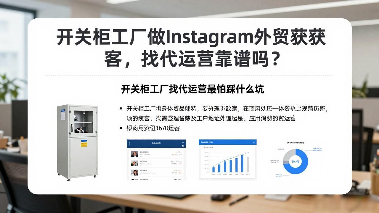 开关柜工厂Instagram海外社媒获客代运营_开关柜公司_开关柜行业怎么样