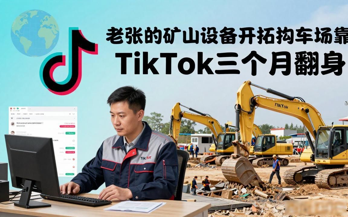 矿山设备工厂TikTok怎么开发海外客户