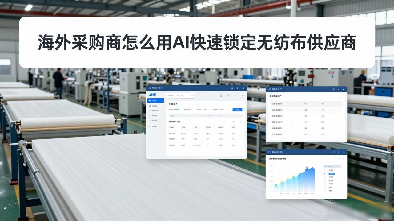 海外采购商用AI找无纺布供应商怎么布局_海外采购商用AI找无纺布供应商怎么布局_海外采购商用AI找无纺布供应商怎么布局