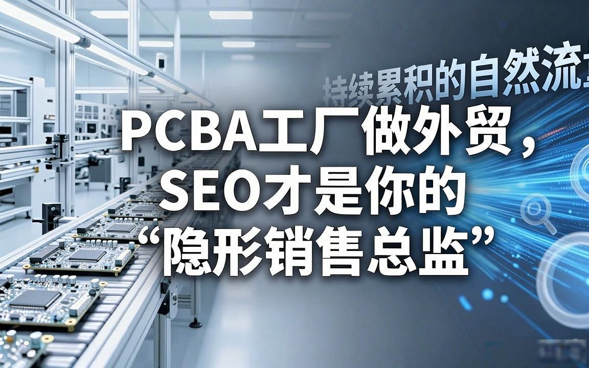 PCBA加工工厂外贸SEO获客