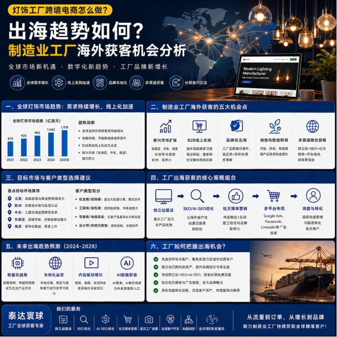 灯饰工厂跨境电商怎么做出海趋势如何?制造业工厂海外获客机会分析.png