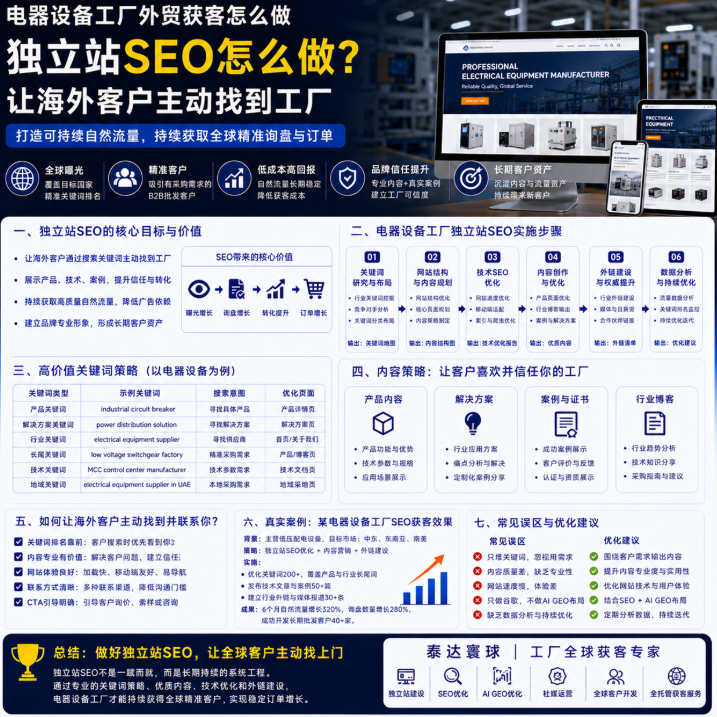 电器设备工厂外贸获客怎么做独立站SEO怎么做?让海外客户主动找到工厂.png