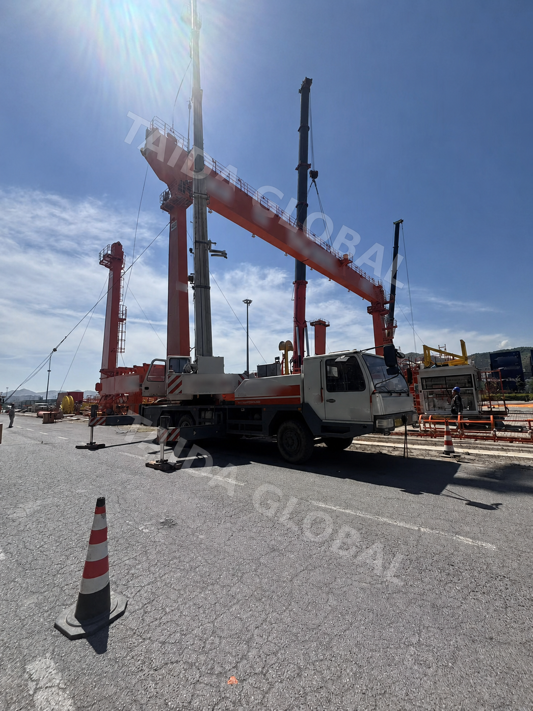 Indonesia - 1 Unit 40t Rail-Mounted Gantry Crane for Railway Logistics Terminal Indonesia - 1 Unit 40t Rail-Mounted Gantry Crane for Railway Logistics Terminal