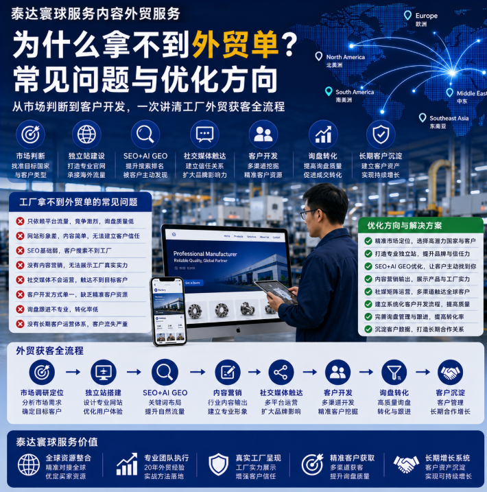 泰达寰球服务内容外贸服务为什么拿不到外贸单?常见问题与优化方向.png