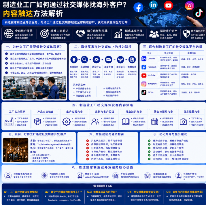 泰达寰球制造业外贸服务如何通过社交媒体找海外客户?内容触达方法解析.png