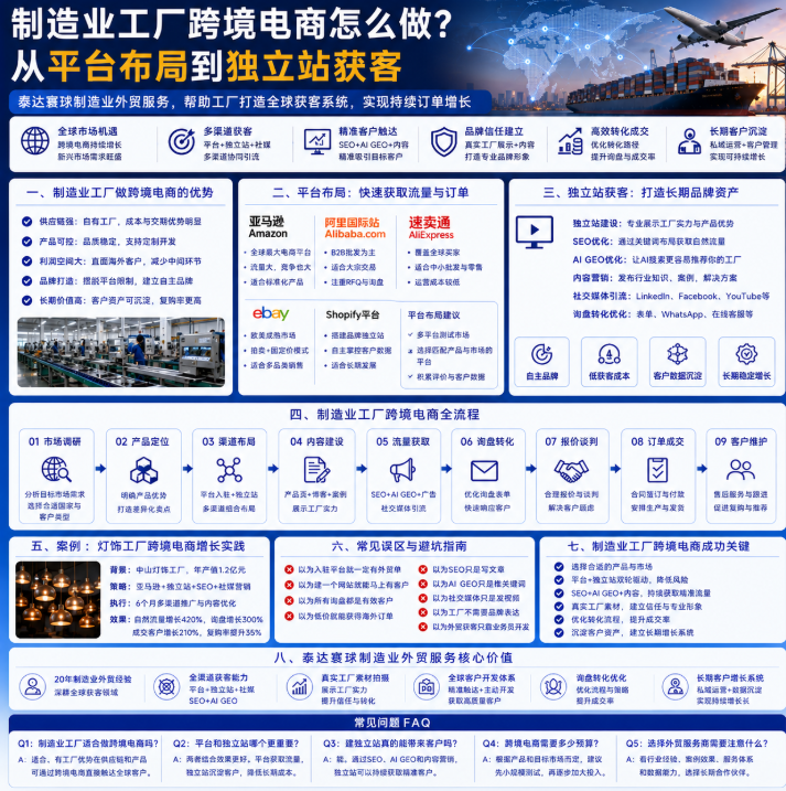 泰达寰球制造业外贸服务跨境电商怎么做?从平台布局到独立站获客.png