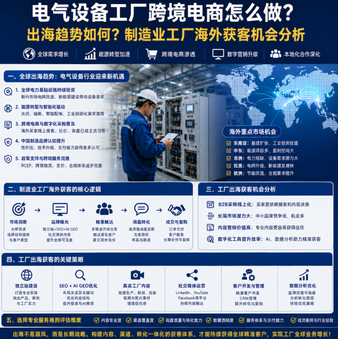 电气设备工厂跨境电商怎么做出海趋势如何?制造业工厂海外获客机会分析.png