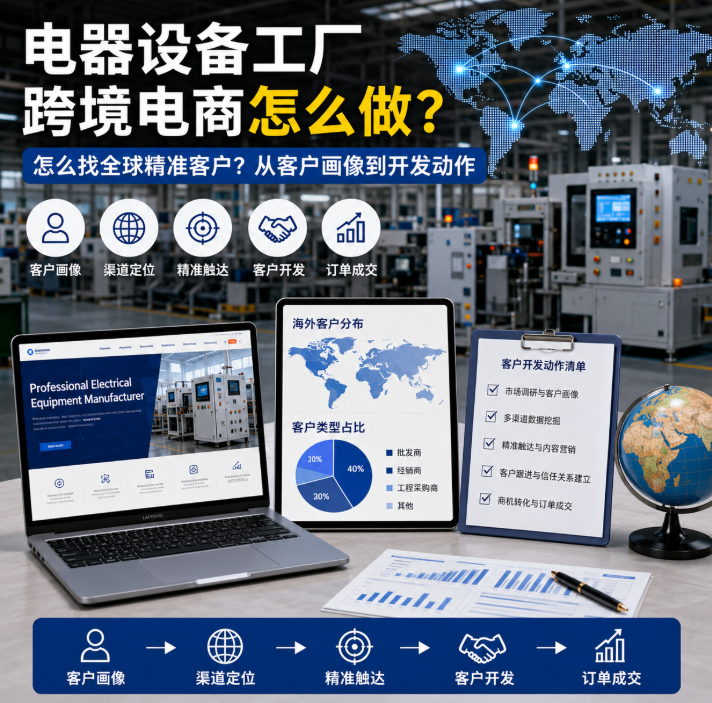 电器设备工厂跨境电商怎么做怎么找全球精准客户?从客户画像到开发动作.png